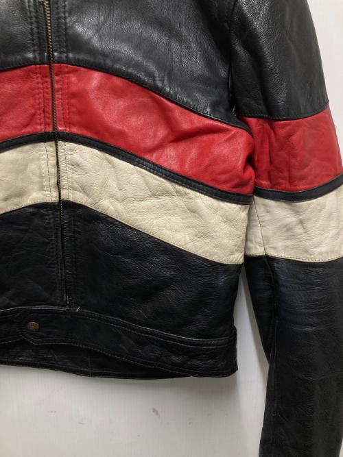 DAINESE（ダイネーゼ）DAINESE (ダイネーゼ) 80s シングルライダースジャケット ブラック サイズ:50の古着・服飾アイテム