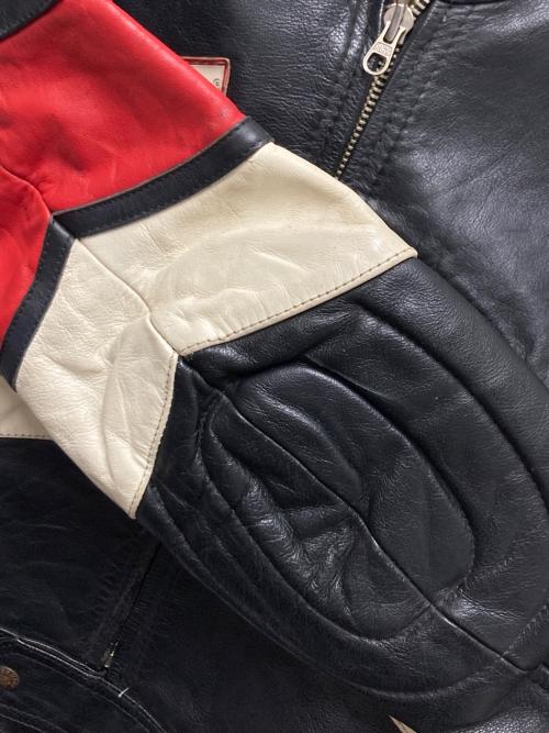 DAINESE（ダイネーゼ）DAINESE (ダイネーゼ) 80s シングルライダースジャケット ブラック サイズ:50の古着・服飾アイテム