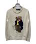 POLO RALPH LAUREN（ポロ・ラルフローレン）の古着「ポロベアロールネックニット」｜ベージュ