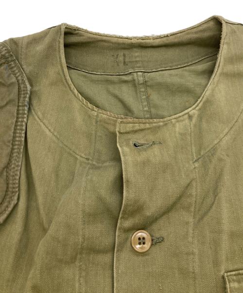 USMC（ユーエスエムシー）USMC (ユーエスエムシー) 40s HBTシューティングジャケット オリーブ サイズ:XLの古着・服飾アイテム