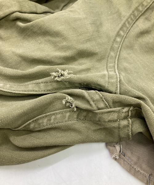 USMC（ユーエスエムシー）USMC (ユーエスエムシー) 40s HBTシューティングジャケット オリーブ サイズ:XLの古着・服飾アイテム