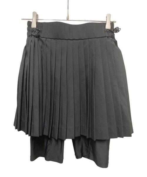 F/CE.（エフシーイー）F/CE. (エフシーイー) ETENDRE ARC PLEAT SKIRT ブラック サイズ:Sの古着・服飾アイテム