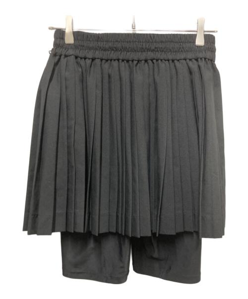 F/CE.（エフシーイー）F/CE. (エフシーイー) ETENDRE ARC PLEAT SKIRT ブラック サイズ:Sの古着・服飾アイテム