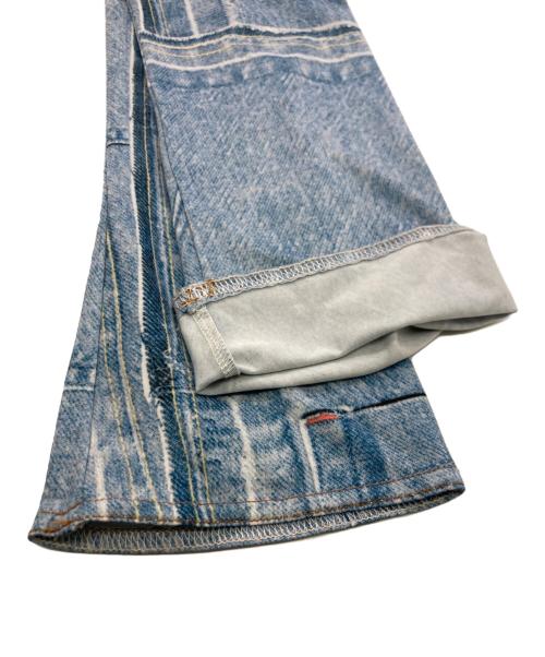 Acne studios（アクネ ストゥディオズ）Acne studios (アクネ ストゥディオズ) デニム転写プリントカットソー インディゴ サイズ:Mの古着・服飾アイテム