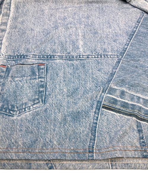 Acne studios（アクネ ストゥディオズ）Acne studios (アクネ ストゥディオズ) デニム転写プリントカットソー インディゴ サイズ:Mの古着・服飾アイテム