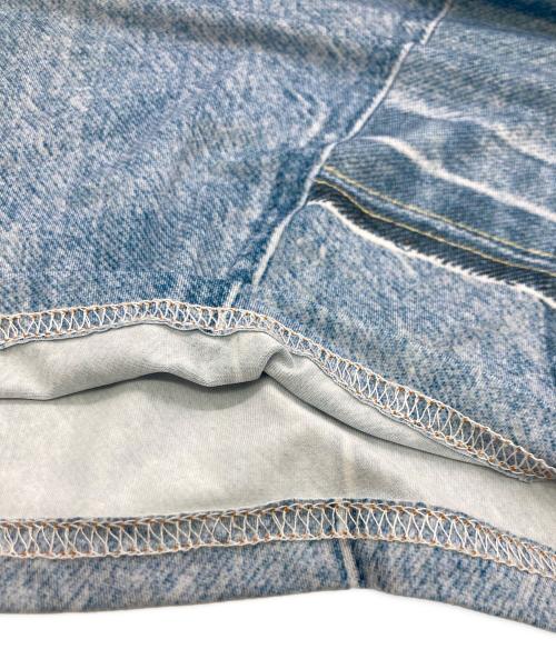 Acne studios（アクネ ストゥディオズ）Acne studios (アクネ ストゥディオズ) デニム転写プリントカットソー インディゴ サイズ:Mの古着・服飾アイテム