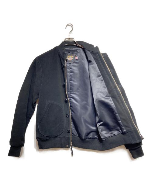 Michael Classic Apparel（マイケルクラシックアパレル）Michael Classic Apparel (マイケルクラシックアパレル) レザーデッキジャケット ブラック サイズ:Lの古着・服飾アイテム
