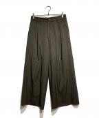 steinシュタイン）の古着「EXTRA WIDE TROUSERS/エクストラワイドトラウザー」｜ブラウン