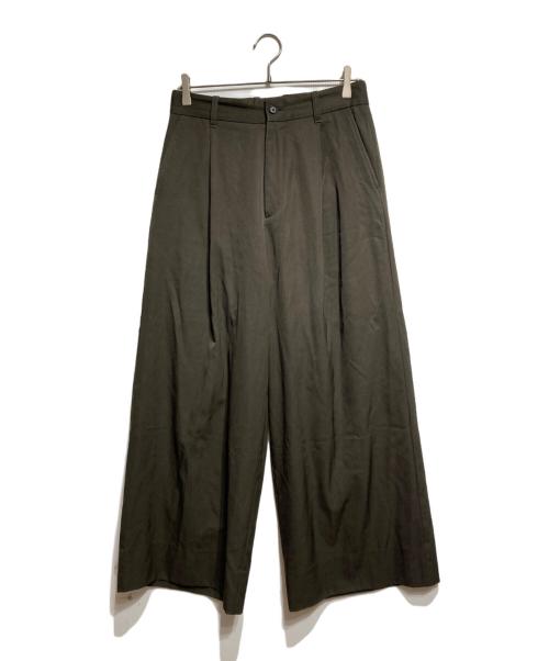 stein（シュタイン）stein (シュタイン) EXTRA WIDE TROUSERS/エクストラワイドトラウザー ブラウン サイズ:Sの古着・服飾アイテム