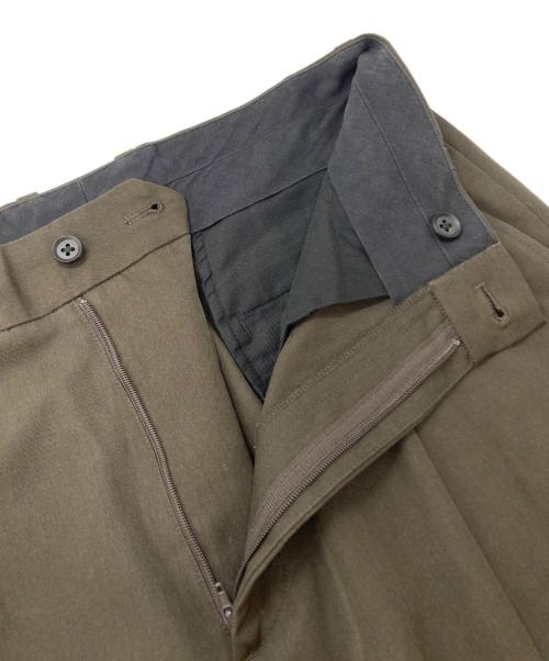 stein（シュタイン）stein (シュタイン) EXTRA WIDE TROUSERS/エクストラワイドトラウザー ブラウン サイズ:Sの古着・服飾アイテム