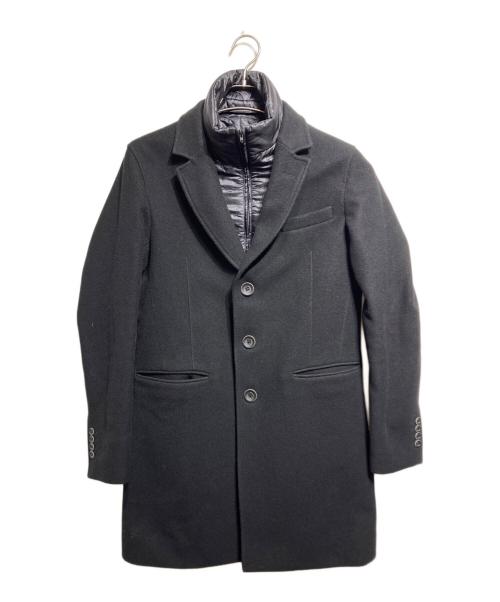 HERNO（ヘルノ）HERNO (ヘルノ) 中綿ライナードッキングチェスターコート ブラック サイズ:46の古着・服飾アイテム