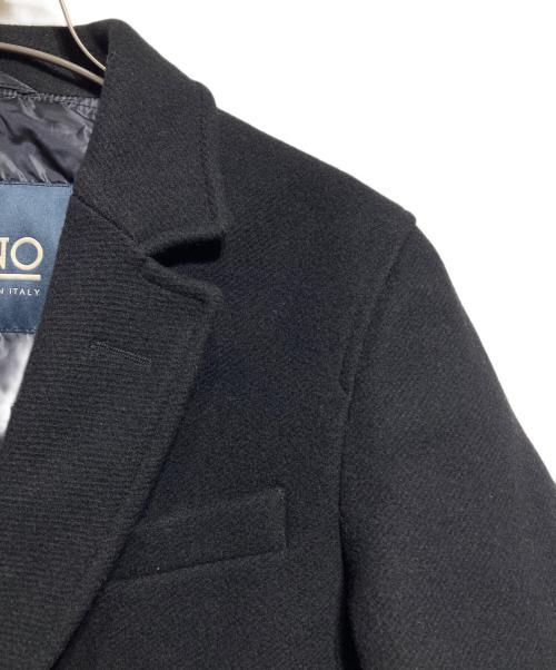 HERNO（ヘルノ）HERNO (ヘルノ) 中綿ライナードッキングチェスターコート ブラック サイズ:46の古着・服飾アイテム