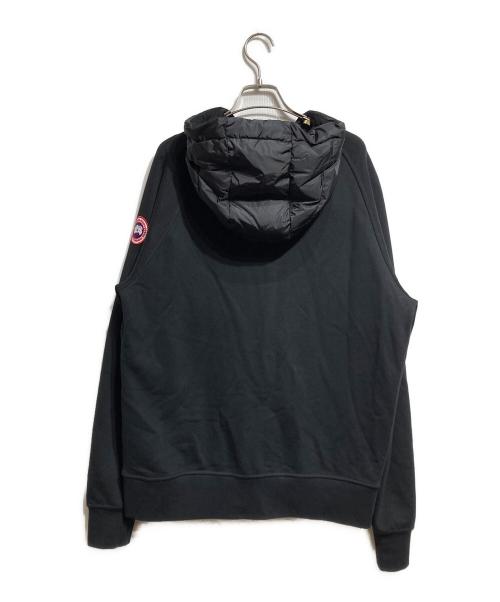 CANADA GOOSE（カナダグース）CANADA GOOSE (カナダグース) ハイブリッジ ヒューロン フルジップ フーディー/Highbridge Huron Full-Zip Hoodie ブラック サイズ:Mの古着・服飾アイテム