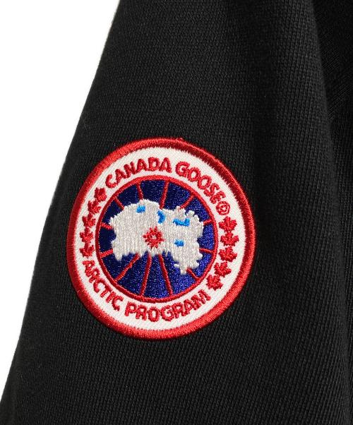 CANADA GOOSE（カナダグース）CANADA GOOSE (カナダグース) ハイブリッジ ヒューロン フルジップ フーディー/Highbridge Huron Full-Zip Hoodie ブラック サイズ:Mの古着・服飾アイテム