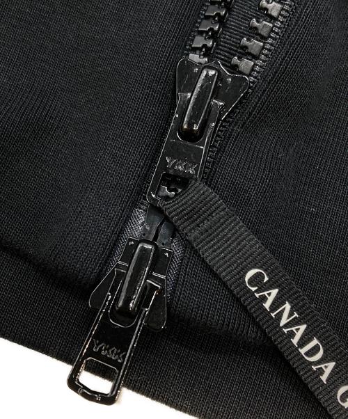 CANADA GOOSE（カナダグース）CANADA GOOSE (カナダグース) ハイブリッジ ヒューロン フルジップ フーディー/Highbridge Huron Full-Zip Hoodie ブラック サイズ:Mの古着・服飾アイテム