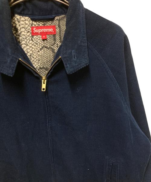SUPREME（シュプリーム）Supreme (シュプリーム) Corduroy Harrington Jacket ネイビー サイズ:Sの古着・服飾アイテム