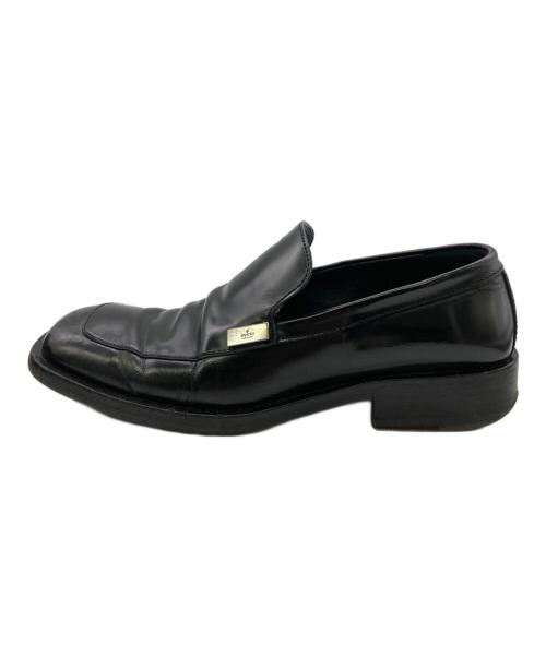 GUCCI（グッチ）GUCCI (グッチ) スクエアトゥローファー ブラック サイズ:41 1/2の古着・服飾アイテム