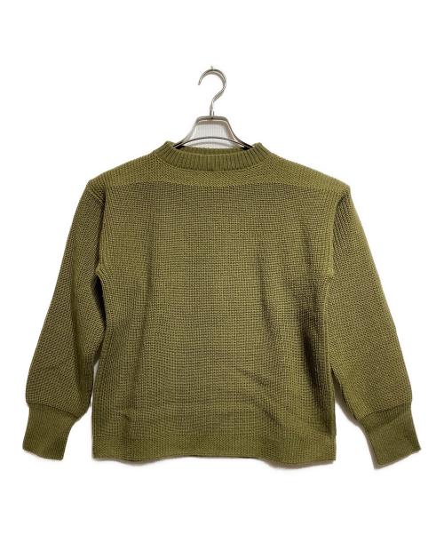 BUTCHER PRODUCTS（ブッチャープロダクツ）BUTCHER PRODUCTS (ブッチャープロダクツ) N-1ニット コブセーター/N-1 Knit Cob Sweater カーキ サイズ:Lの古着・服飾アイテム