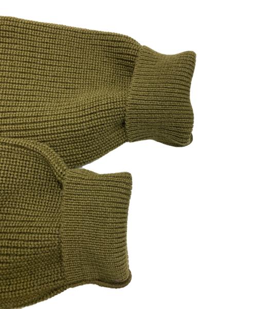 BUTCHER PRODUCTS（ブッチャープロダクツ）BUTCHER PRODUCTS (ブッチャープロダクツ) N-1ニット コブセーター/N-1 Knit Cob Sweater カーキ サイズ:Lの古着・服飾アイテム