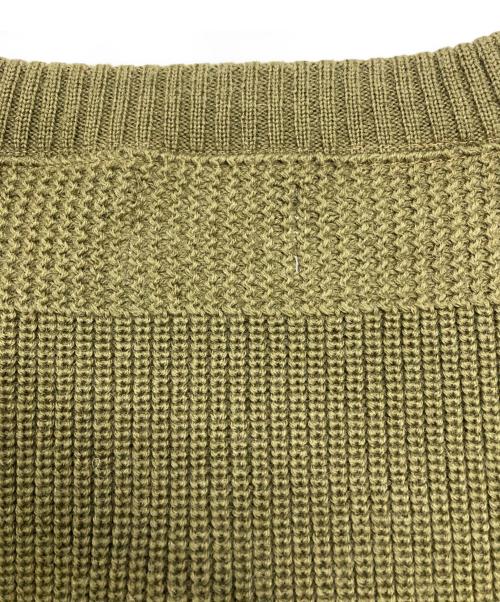 BUTCHER PRODUCTS（ブッチャープロダクツ）BUTCHER PRODUCTS (ブッチャープロダクツ) N-1ニット コブセーター/N-1 Knit Cob Sweater カーキ サイズ:Lの古着・服飾アイテム