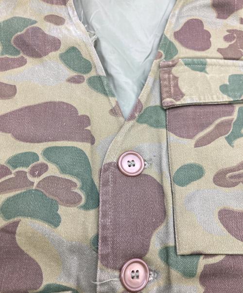L.L.Bean（エルエルビーン）L.L.Bean (エルエルビーン) 60s Duckhunter Camo Flotation Vest グリーン サイズ:-の古着・服飾アイテム