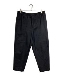 JIL SANDER（ジルサンダー）の古着「ALEM ワイドテーパードイージーパンツ/Alem Wide Tapered Easy Pants」｜ブラック
