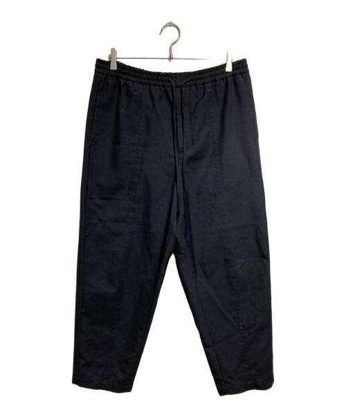 JIL SANDER（ジルサンダー）JIL SANDER (ジルサンダー) ALEM ワイドテーパードイージーパンツ/Alem Wide Tapered Easy Pants ブラック サイズ:48の古着・服飾アイテム