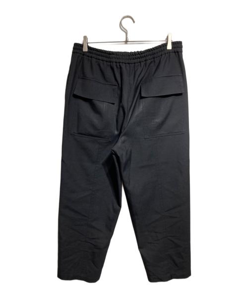 JIL SANDER（ジルサンダー）JIL SANDER (ジルサンダー) ALEM ワイドテーパードイージーパンツ/Alem Wide Tapered Easy Pants ブラック サイズ:48の古着・服飾アイテム