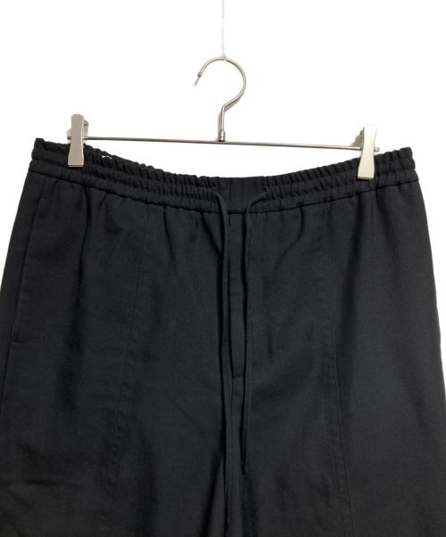 JIL SANDER（ジルサンダー）JIL SANDER (ジルサンダー) ALEM ワイドテーパードイージーパンツ/Alem Wide Tapered Easy Pants ブラック サイズ:48の古着・服飾アイテム