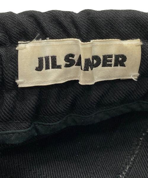 JIL SANDER（ジルサンダー）JIL SANDER (ジルサンダー) ALEM ワイドテーパードイージーパンツ/Alem Wide Tapered Easy Pants ブラック サイズ:48の古着・服飾アイテム