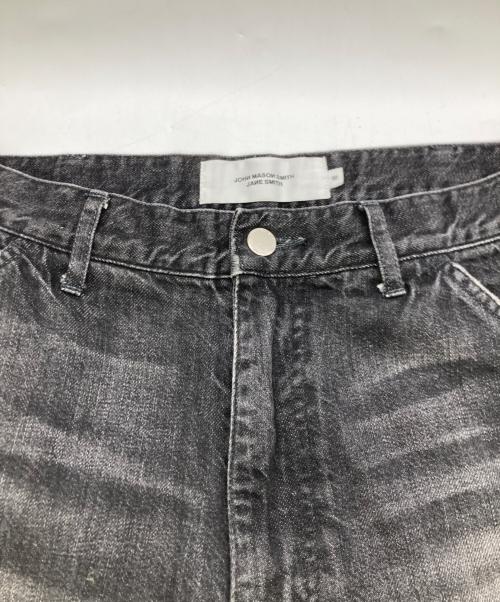 JOHN MASON SMITH（ジョンメイソンスミス）JOHN MASON SMITH (ジョンメイソンスミス) 11.5oz DENIM DOUBLE KNEE PANTS VINTAGE WASH ブラック サイズ:30の古着・服飾アイテム