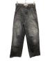 JOHN MASON SMITH（ジョンメイソンスミス）の古着「11.5oz DENIM DOUBLE KNEE PANTS VINTAGE WASH」｜ブラック