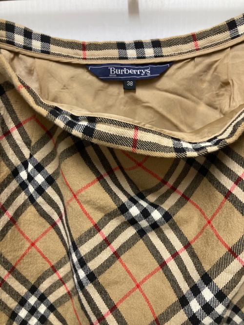 Burberry's（バーバリーズ）Burberry's (バーバリーズ) ノヴァチェックスカート ブラウン サイズ:38の古着・服飾アイテム
