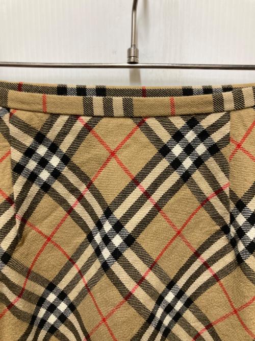 Burberry's（バーバリーズ）Burberry's (バーバリーズ) ノヴァチェックスカート ブラウン サイズ:38の古着・服飾アイテム
