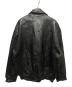 genuine leather (ジェニュインレザー) レザーブルゾン ブラック サイズ:XL：10000円