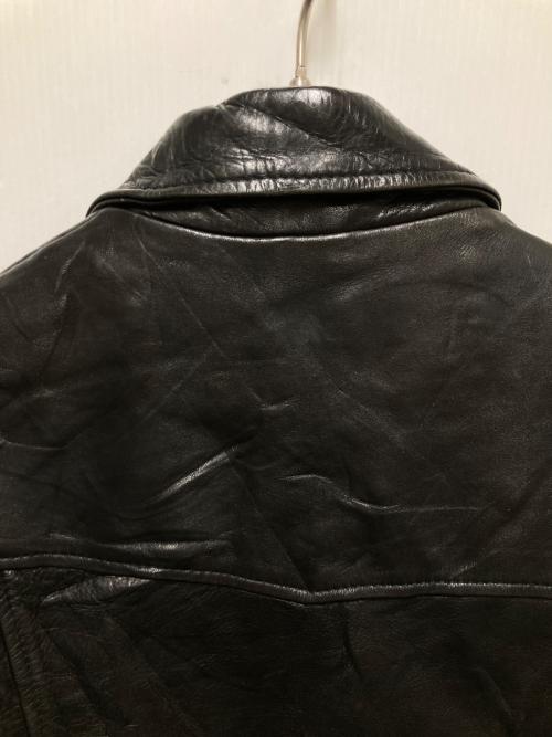 AMBITION（古着）AMBITION (古着) ジップアップレザージャケット ブラック サイズ:Mの古着・服飾アイテム