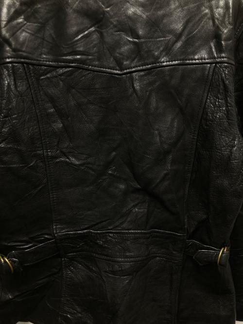 AMBITION（古着）AMBITION (古着) ジップアップレザージャケット ブラック サイズ:Mの古着・服飾アイテム
