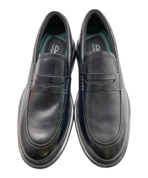 CLARKS（クラークス）CLARKS (クラークス) Burchill pennyコインローファー ブラック サイズ:27.5の古着・服飾アイテム