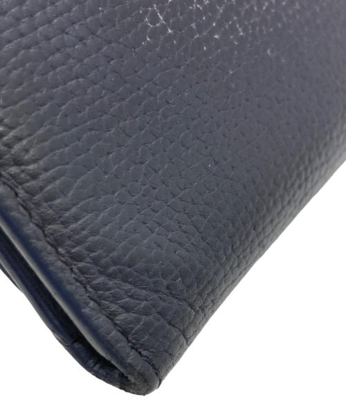 LOEWE（ロエベ）LOEWE (ロエベ) アナグラムトライフォールドウォレット ネイビーの古着・服飾アイテム