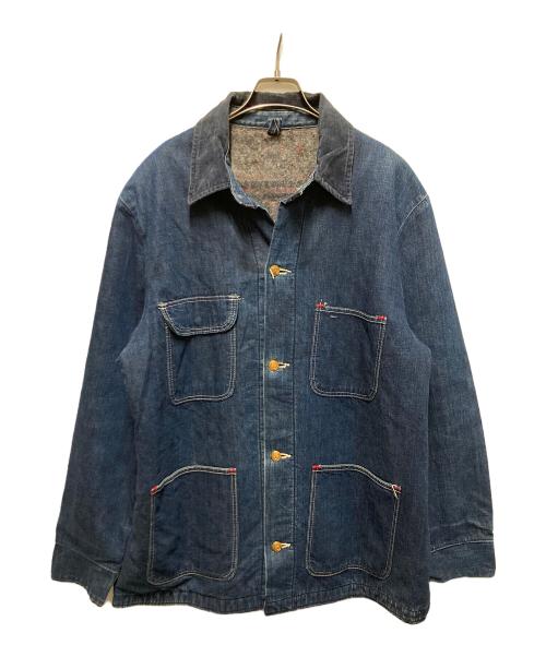 Wrangler（ラングラー）Wrangler (ラングラー) 70s ブランケットカバーオール インディゴ サイズ:42の古着・服飾アイテム