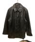 Eddie Bauer（エディーバウアー）の古着「00s レザーカーコート」｜ブラック