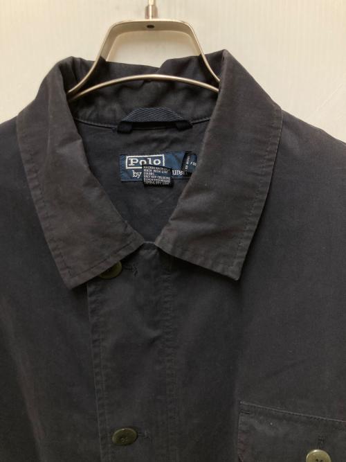 POLO RALPH LAUREN（ポロ・ラルフローレン）POLO RALPH LAUREN (ポロ・ラルフローレン) コットンナイロンカバーオール ネイビー サイズ:Lの古着・服飾アイテム