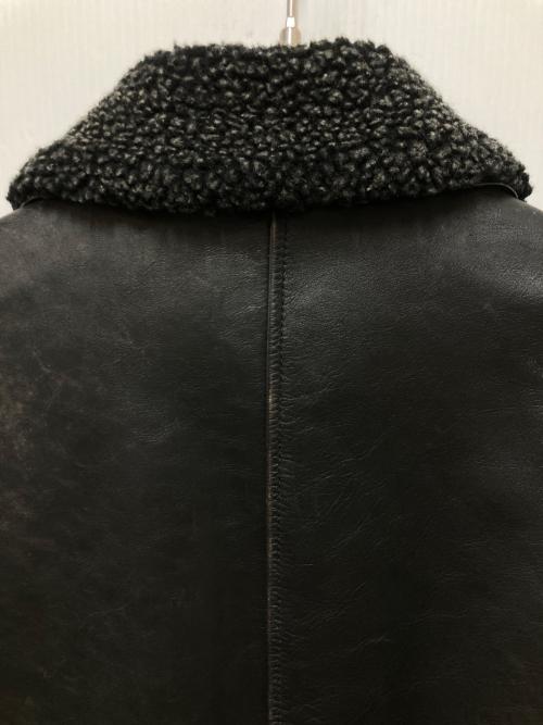 OLD GAP（オールドギャップ）OLD GAP (オールドギャップ) 00s ボアカラーレザージャケット ブラック サイズ:Lの古着・服飾アイテム