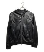 theoryセオリー）の古着「RIVINGTON シープスキンジャケット/RIVINGTON Sheepskin Jacket」｜ブラック