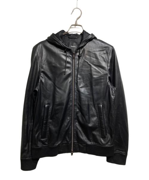 theory（セオリー）theory (セオリー) RIVINGTON シープスキンジャケット/RIVINGTON Sheepskin Jacket ブラック サイズ:Mの古着・服飾アイテム