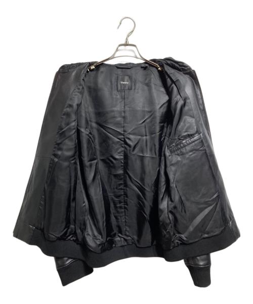 theory（セオリー）theory (セオリー) RIVINGTON シープスキンジャケット/RIVINGTON Sheepskin Jacket ブラック サイズ:Mの古着・服飾アイテム