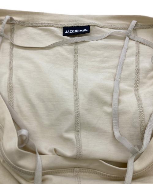 jacquemus（ジャックムス）jacquemus (ジャックムス) Long-Sleeve Lingerie T-Shirt ベージュ サイズ:Mの古着・服飾アイテム