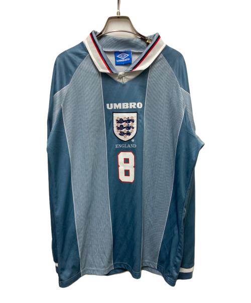 UMBRO（アンブロ）UMBRO (アンブロ) GASCOIGNE＃8 ゲームシャツ ブルー サイズ:Lの古着・服飾アイテム