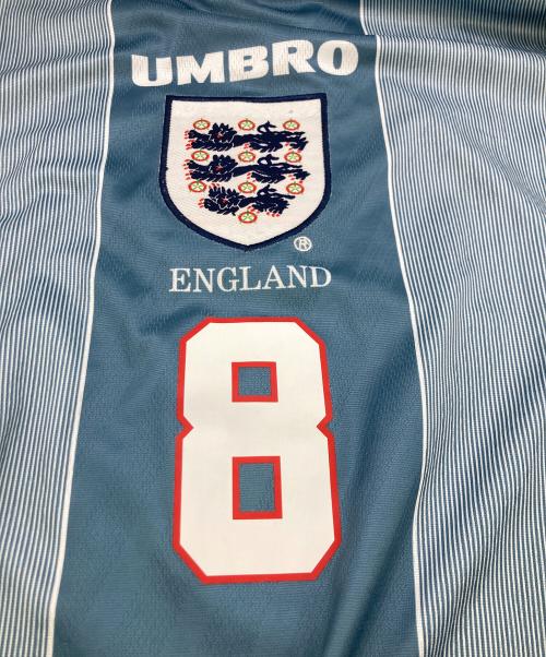 UMBRO（アンブロ）UMBRO (アンブロ) GASCOIGNE＃8 ゲームシャツ ブルー サイズ:Lの古着・服飾アイテム