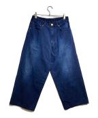 KAMIYAカミヤ）の古着「Tencel Easy Wide Jeans/ 	Tencel Easy Wide Jeans テンセル イージーワイドジーンズ」｜インディゴ